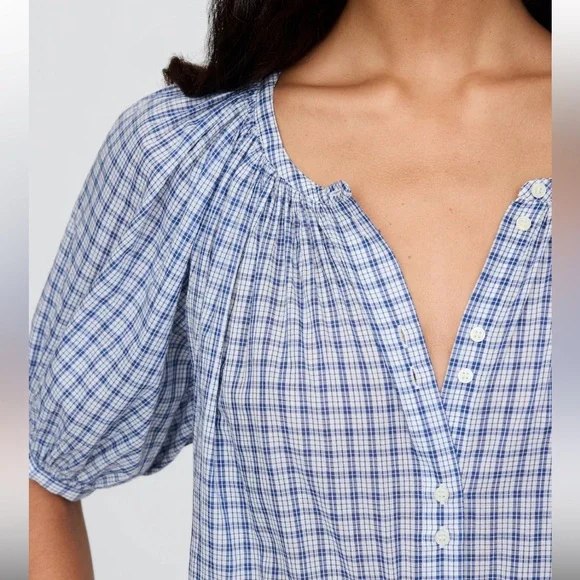 Gap × DÔEN Gingham Top NWT XXS - Picture 4 of 8